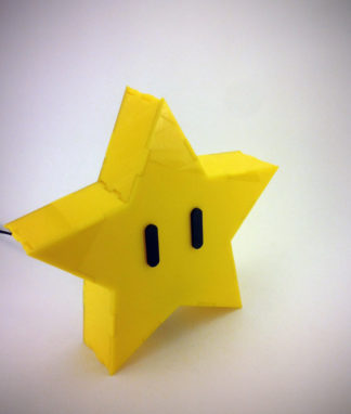 Super Mario Brothers Star Lamp