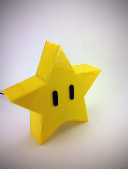 Super Mario Brothers Star Lamp